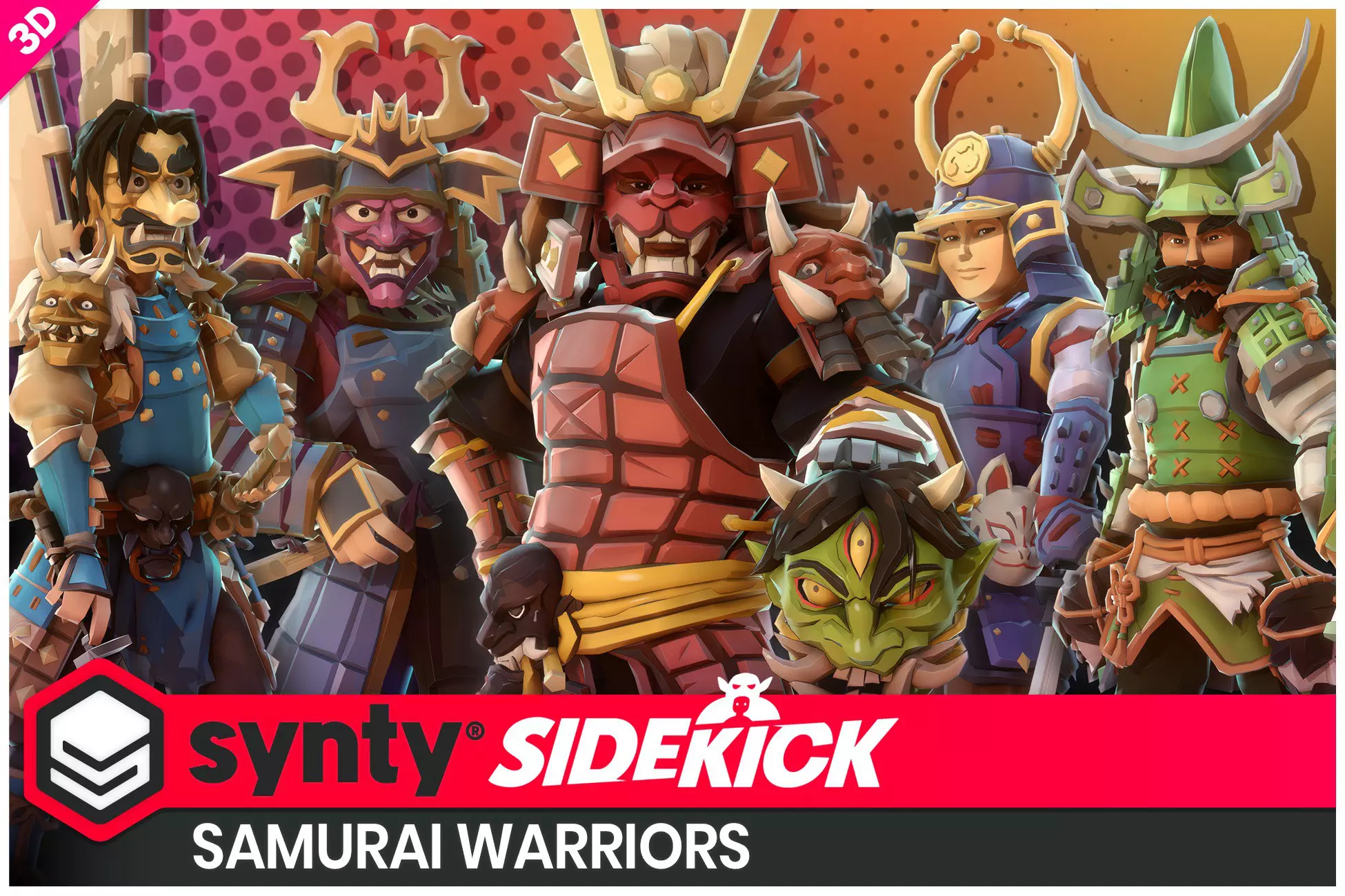 Samurai Warriors – Sidekick Modular Characters by Synty Samurai Warriors – Sidekick Modular Characters by Synty