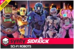 Sci-Fi Robots - Sidekick Modular Characters