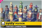 POLYGON - Fantasy Characters Pack - Art by Synty