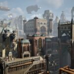 Stylized Steampunk City