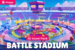 Battle Stadium - Low Poly 3D Models Pack