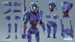 Sci-Fi Robots - Sidekick Modular Characters - Image 5