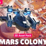 Mars Colony - Low Poly 3D Models Pack For Unreal Engine