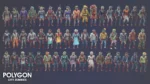 POLYGON - City Zombies Pack - Art by Synty (Unreal + Unity) - Image 6