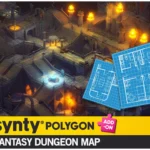 POLYGON - Fantasy Dungeon Map - Art by Synty (Unreal + Unity)