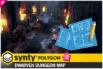 POLYGON - Dwarven Dungeon Map by Synty (Unreal + Unity)