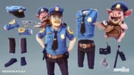 Unity Modern Police – Sidekick Modular Characters by Synty - Image 2