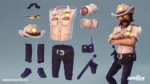 Unity Modern Police – Sidekick Modular Characters by Synty - Image 3