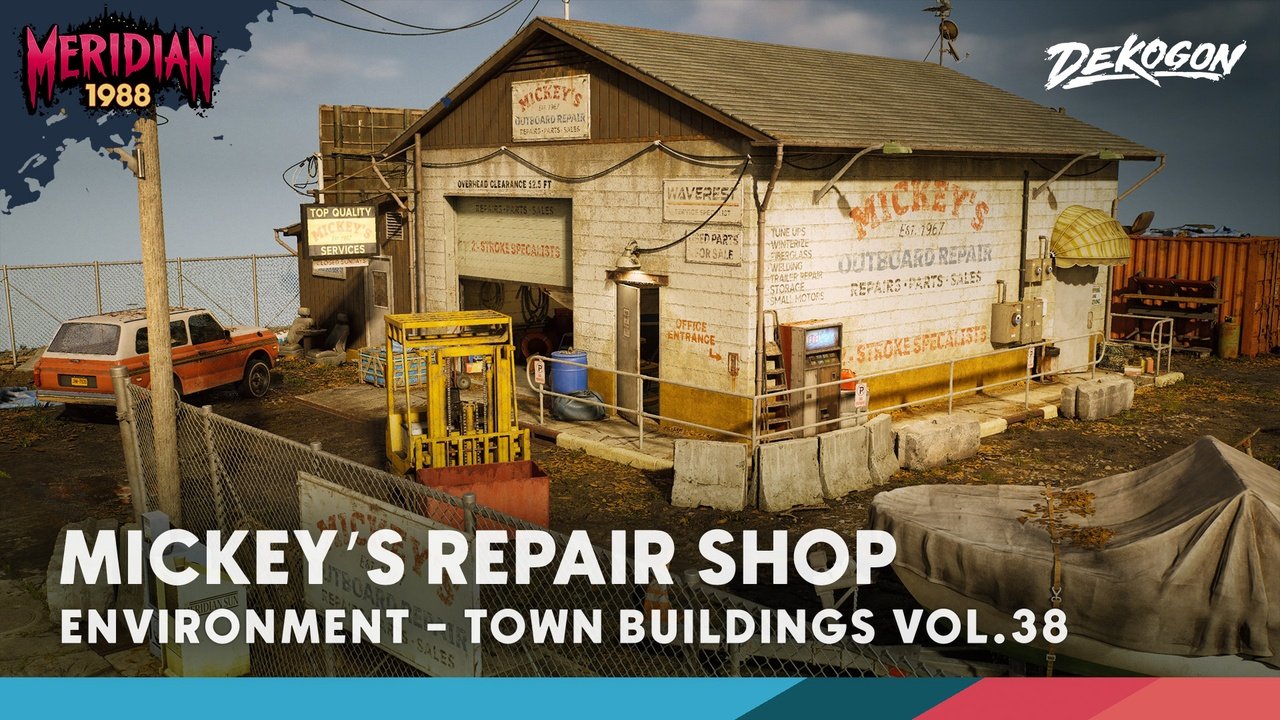 1dacd74e-1424-4fa5-b534-e35a3840abb6 Meridian 1988: Mickey's Repair Shop - Modular Environment (VOL 38) - Image 1