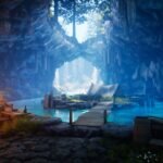 Medieval Fantasy Cave Camp