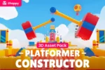 Platformer 7 Constructor - Low Poly 3D Models Pack Unity