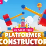 Platformer 7 Constructor - Low Poly 3D Models Pack Unity