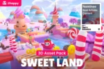 Sweet Land - Low Poly 3D Models Pack Unity