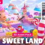 Sweet Land - Low Poly 3D Models Pack Unity