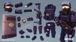 Unity Modern Police – Sidekick Modular Characters by Synty - Image 6