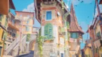 Stylized European Village - Image 2