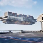 Sci-Fi Flying Cargo Ship