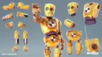Sci-Fi Robots – Sidekick Modular Characters by Synty Unreal Engine - Image 2